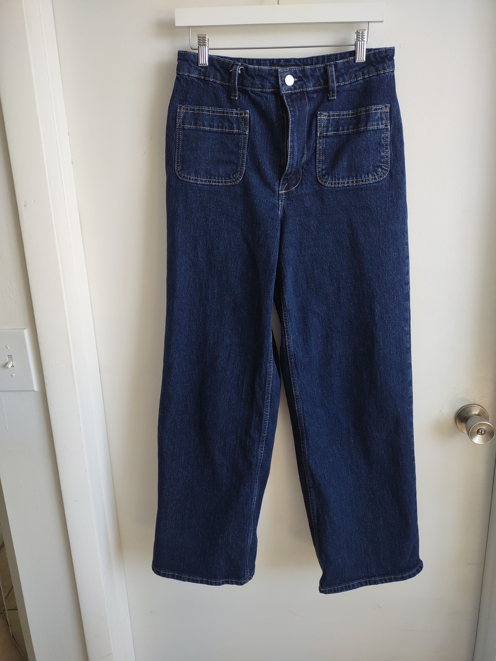 Dark Blue Denim Pants
